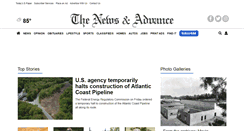 Desktop Screenshot of newsadvance.com